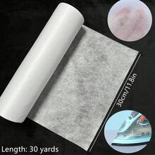 畅销白色熨烫式无纺布衬里：11.8 英寸 x 30 码，中等重量无纺布衬里，单面熨烫涤纶衬里，适合 DIY 手工艺品 - 彩色 - 查看 12