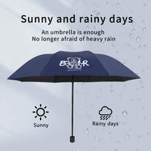 1 Simple And Durable 8-Pin Stable Weather Umbrella - Multicolor - View 3