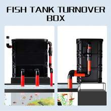 3-Layer Fish Tank Filter Box Set With 3 Filter Pads, Top Mount Drip Dry Wet Filter For Aquarium Water Circulation & Cleaning - Filter Media & Consumables - View 7
