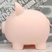 Heo đất tiết kiệm bằng cao su mềm không vỡ, bền, chống rơi, hình động vật hoạt hình dễ thương, giúp thanh thiếu niên học thói quen tiết kiệm tiền, quà tặng lý tưởng cho sinh nhật, lễ hội, quà tặng tựu trường. - Nhiều màu - Xem 12
