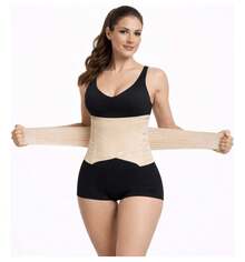 Women's Waist Slimming Shaping Belt - On - Beis - Ver 3