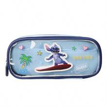 Hộp bút Disney Stitch, túi đựng văn phòng phẩm dung tích lớn, hộp đựng đồ dùng học tập cho học sinh trung học. - Mảnh duy nhất - Xem 8