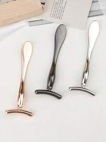 1pc Eye Cream Stick, Beauty Massage Stick, Eye Cream Applicator, Eye Cream Spatula, T-Shaped Metal Beauty Tool - Multicolor - View 3