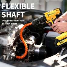 KITESDER 20V Brushless Power Drill Driver,25+1 Clutch Settings,0-2500RPM Variable Speed,Electric Screwdriver With LED Light For Woodworking And DIY  Projects - Dual-electric - View 6