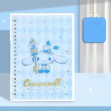 SANRIO 1pc Characters Detachable Spiral Notebook, A5 Lined Practice Book, Copybook, Portable Diary, Planner, Student Prize, Office Supply, Holiday Gift - Sanli - View 1