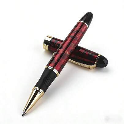 金昊450经典哑光黑圆珠笔，书写流畅，适用于商务、办公、学习，亦可作为礼品。