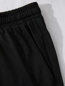 Mens Creative T Shirt And Shorts Set American Vintage Full Print Street Wear Essential Graphic T Shirt And Shorts Set With Lightning Logo Print For Casual Outfits And Urban Fashion Styles,T-Shirt And Shorts Set, Two Piece Set, Casual Set, Summer Outfit, Lounge Set, Short Sleeve Set, Cotton Set, Mens Set,Matching Set, Sport Set, Tracksuit Set, Comfort Set, Daily Outfit, Lounge Wear,Casual Wear,Cotton T-Shirt, Casual Tee, Short Sleeve, Crew Neck, Vintage Tee, Fashion T-Shirt, Loose Fit, Regular Fit,Shorts, Casual Shorts, Summer Shorts, Cotton Shorts, Athletic Shorts, Gym Shorts, Lounge Shorts, Beach Shorts,Daily Shorts - A Black T-shirt - View 5