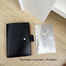 A7 PU Binder Cover, 6 Holes Loose Leaf Case, 45 Sheets Refill Papers, DIY 10pcs Sleeves, Junk Journal Collect Book Organizer - Rectangle - View 21