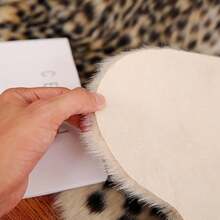 Faux Cheetah Rug Animal Rug Leopard Print Faux Cowhide Area Rug Animal Print Cow Hide Rug For  Room 35 Width X 43 Length Inches - 3'x3'6inch (Động vật) - Xem 9