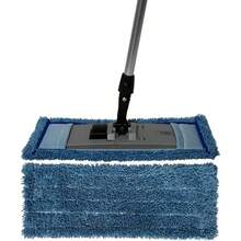 Microfiber Pocket Mop Kit - High-Performance Cleaning With Telescopic Handle - Xanh lam Vàng - Xem 8