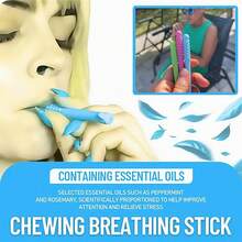 1pc Silicone Aromatherapy Chew Stick, Silicone Material, Multi-Flavor, Suitable For Teens & Adults To Relieve Stress, Perfect Birthday/Holiday Gift - Multicolor - View 7