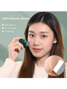 Tẩy tế bào chết mặt, dụng cụ cạo da mặt, dụng cụ tẩy da chết, dụng cụ làm sạch sâu, dụng cụ loại bỏ mụn đầu đen, dụng cụ làm sạch lỗ chân lông, dụng cụ cạo da toàn thân, dụng cụ chăm sóc da - Màu xanh lá cây đậm - Xem 9