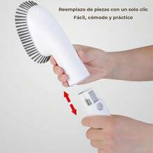 7 en 1 Aspiradora para Pelo de Perro Gato, 2.5 L Grooming Kit de Aseo para Mascotas Aspiradora, 99% Eficiencia, Incluye 7 Herramientas Aseo y 4 Peines - por defecto - Ver 7
