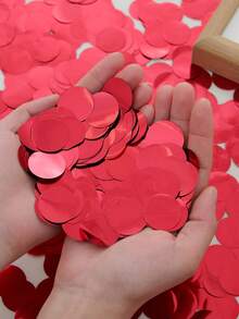 20克/包圆形亮片彩纸屑，桌面和地面散落装饰，派对庆祝生日装饰 - 藍色 - 查看 8