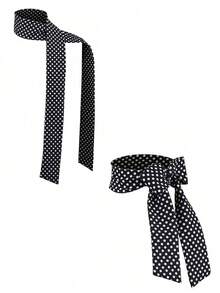 1950s Girl Poodle Costume, Children's Party Outfit Set Includes Scarf And Headband - Watermelon Pink - View 10