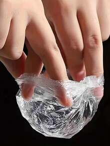 10pcs/Set Transparent High-Quality Ear Covers, Protective Ear Sleeves, Suitable For Bathing, Hair Dyeing, Salon Use - No Battery Needed, Hygienic Fit - View 3