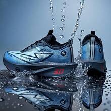 男士运动鞋，采用MD碳纤维板和透气网布，公路跑鞋 - 藍星 - 查看 1