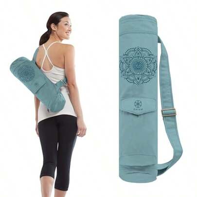 Bolso para tapete de yoga estilo cargo con zíper completo