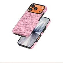 Ốp lưng điện thoại 2 trong 1 hai lớp họa tiết chấm bi hồng, thời trang xuân/hè, được thiết kế dành cho bạn bè châu Âu, tương thích với iPhone 17, 16, 15, 14, 13, 12, 11 Plus, Pro Max & Air, món quà sinh nhật/lễ Phục Sinh hoàn hảo. - màu đen - Xem 2