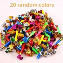 20/30pcs Colorful Party Whistles - Vibrant Dragon Shaped Blowout Suitable For Birthday, Graduation Ceremony And Celebration Events, Plastic Material, No Feathers, Great For Sports And General Party Decoration, Party Supplies | Vibrant Party Decor | Plastic Whistles - Multiple Styles - View 3