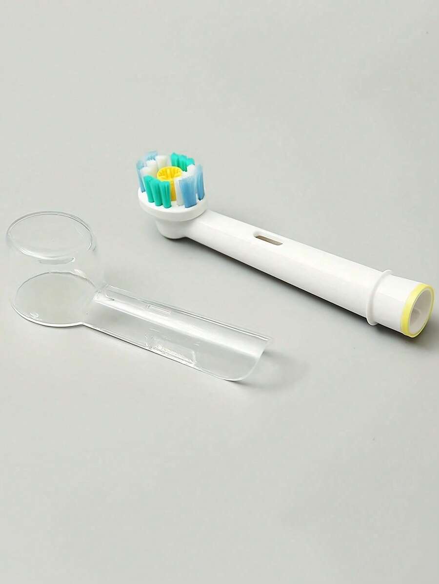 2-8个装电动牙刷头保护套，便携式电动牙刷头保护盒，电动牙刷头保护套，电动牙刷替换头保护套，家用牙刷保护套，返校旅行露营用品，家用清洁用品，家用小工具 - 無色 - 查看 1