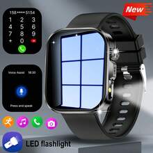 Brand New HD Smart Sports Calling Bracelet, Featuring A 2.01-Inch Full Touchscreen Display, Call Answering, Smartwatch Functions, Message Notifications, USB Charging, Suitable For Both Men And Women - View 18