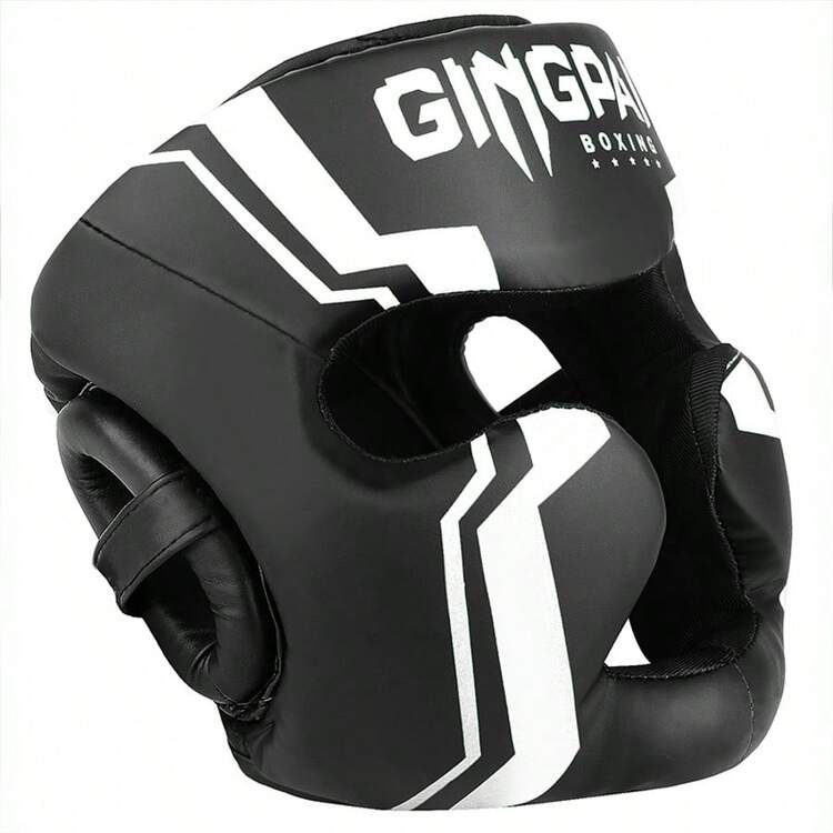 GINGPAI Thick Full Face Boxing Headgear, Kickboxing Helmet For Teens & Adults, MMA Training & Competition Protection - Multicolor - View 9