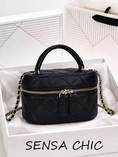 Lightweight Mini Bag, Compact Women's Handbag, Chain Bag, Quilted Bag, Tote Bag, Bucket Bag - Suitable For Girls, College Students And Office Ladies, Perfect For Office, Campus, Work, Commute, Outdoor Activities, Travel And Outing , Office