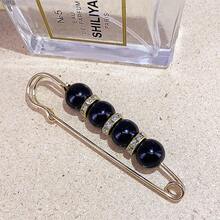 8枚珍珠胸针，女士女孩服装连衣裙裤子裙子开衫领子，仿珍珠胸针，女士裤子延长别针（无卡片） - 彩色 - 查看 4