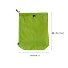 1个轻便尼龙防水防尘抽绳拖鞋收纳袋,便携式旅行行李整理袋,可重复使用和水洗,适合运动、居家和旅行,男女通用,旅行鞋袋,抽绳鞋套,旅行必备,邮轮必备,度假必备 - 彩色 - 查看 21