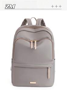 Waterproof Large Capacity Backpack, Fashionable & Versatile - Khaki - View 10