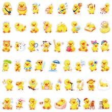 50 PIEZAS Pegatinas de pato lindas Pegatinas de alta calidad Calcomanías para álbumes de recortes, diarios, portátiles, parachoques, monopatines, botellas de agua, computadoras, teléfonos. Pueden traer mucha diversión a tu vida, el regalo perfecto para adultos - Multicolor - Ver 3