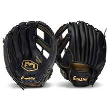 Franklin Sports Baseball + Softball Gloves - Field Master Adult + Youth Baseball + Softball Gloves - Right Hand + Left Hand Gloves - Infield + Outfield Mitts - Multiple Sizes + Colors - Dorado - Ver 3