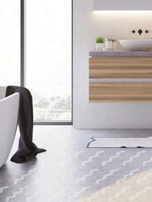 12 miếng dán chống trượt cho phòng tắm, băng dính chống trượt nhà tắm, kèm dụng cụ cạo màu vàng, băng dính chống trượt trong suốt PEVA cho bồn tắm, thích hợp cho phòng tắm, bồn tắm, sàn nhà và vòi sen. - A - Xem 3