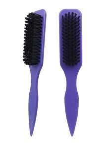 Bộ lược in họa tiết da báo, lược chải mượt để duỗi tóc xoăn, tạo kiểu tóc đuôi ngựa và búi tóc gọn gàng, phụ kiện tạo kiểu tóc kèm lược định hình gel dành cho nữ. - Nhiều màu - Xem 22