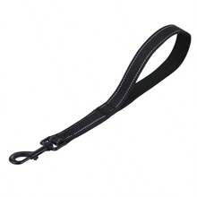 Short Dog Leash With Thick Handle, Durable Nylon Material Dog Training Control Leash With Reflective Line Design - Multicolor - View 14