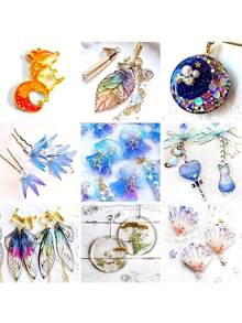 500g/200g/100g Transparent Hard UV Resin, Upgraded Formula, Fast UV Curing, Suitable For Jewelry Making, Crafts Decoration, Hard Clear Adhesive, Activated By Sunlight - Multiple Specifications - View 2