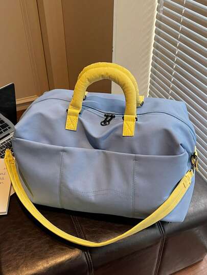 1pc,Short-Distance Lightweight Travel Bag, Sports Yoga Fitness Bag, Handheld And Shoulder-Carried Travel Luggage Bag, Large-Capacity Storage Crossbody Backpack