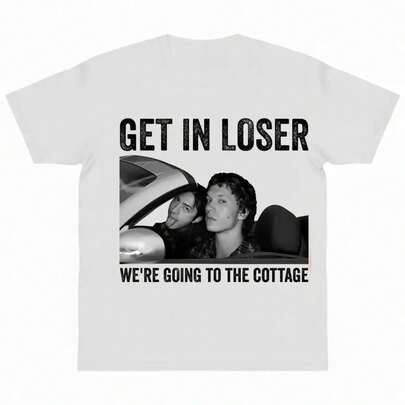 Camiseta con Personajes de Carreras Emocionantes y Rivalidad, Regalo para Fanáticos del Hockey y Deportes Dramáticos, Shane Hollander, Yaoi, Y2k, Moda Urbana de Algodón, Regalo para Amantes, Cuello Redondo Minimalista, Tela Premium