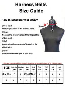 四件套/两件套/一件套朋克哥特风项链，女士内衣配饰，项链，人造革，可调节弹力带项圈 - 黑色 - 查看 6