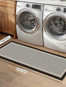 1pc Soft Rubber Water-Absorbing Kitchen Mat, 3.5mm Thick Absorbent Rug Carpet, Suitable For Nordic Minimalist, Modern Simplistic Styles - Multicolor - View 14