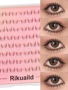 64 sợi mi giả kiểu Hàn Quốc tự nhiên, mi giả tự nhiên nhẹ nhàng, dễ dàng gắn, mi giả từng sợi riêng lẻ, nối mi dưới. - C - Xem 7