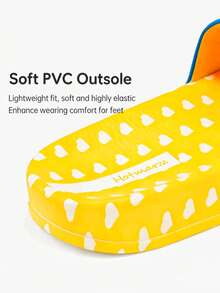 1双彩虹花朵字母PVC模压拖鞋，适合夏季散步、度假、通勤等场合，是一款充满活力的夏季时尚单品。 - 黃花flower拖鞋 - 查看 10