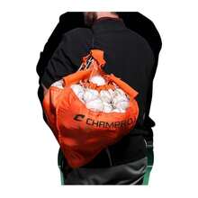 CHAMPRO NB-33 Canasta Plegable portapelotas Baseball/Softball. Ball Caddy Naranja/Negro Adulto - como en la foto - Ver 3