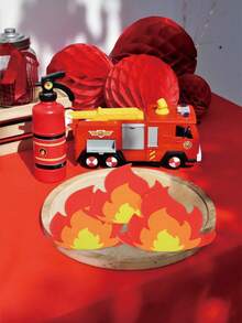 20pcs Red Flame Paper Napkins, Firefighter Theme Party Tableware Tissue, Red Flame Shaped Disposable Napkins,For Bonfire Camping Party,Western Cowboy Party, Birthday Party Decor,Babe Shower Decor,Tea Party Table Decor,Birthday Party Supplies,Fire Truck Party,Firefighter Birthday Party Decor,Paper Dinner Napkin,Home Decor,Kitchen Dining Supplies - Red Flame - View 6