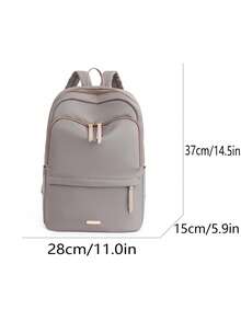 Waterproof Large Capacity Backpack, Fashionable & Versatile - Khaki - View 8