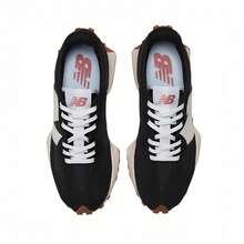 New Balance 327 Women's Retro Casual Shoes - 黑與白 - 查看 4