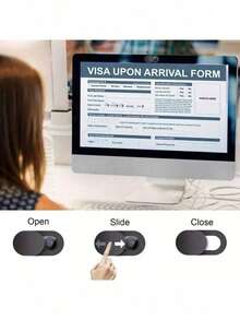 Bộ 2/3/5/10 miếng dán che webcam siêu mỏng - Miếng dán bảo mật camera bằng PVC, phù hợp với hầu hết các thiết bị, dễ dán, thiết kế thời trang và kín đáo. - Nhiều màu - Xem 8