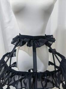Falda plisada con hueso de acero largo, falda fruncida dulce - Multicolor - Ver 9