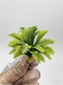 6pcs Artificial Miniature Simulation Model Trees, Fake Flowers, Plastic Trees For Sandbox, Architectural Plants, Miniature Simulation Plants DIY Set, Decorative Art Style Simulated Green Plant Models, Suitable For Miniature Plant Landscape, Miniature - A - View 9